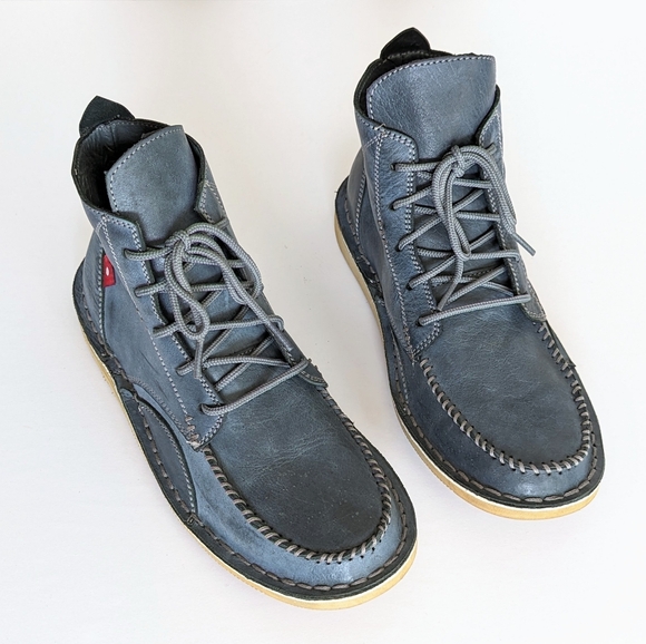 🇨🇦 🇪🇹 Oliberte Toria Chukka Leather Boots Fair Trade Made In Ethiopia - Picture 4 of 12